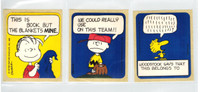 1980's Schulz Snoppy & Characters 12 Different  Stickers  #*
