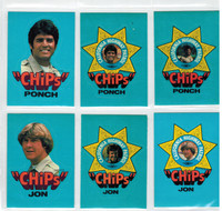 1977 Donruss  C.H.I.P.S. Sticker Set 6  #*