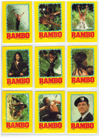 1985 Topps  Rambo  Stickers Set 22  #*