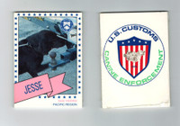 1991 U.S. Custom Canine Enforcement Unopened Cello 9 Cards  #*