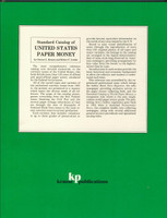 1981 Standard Catalog Of UNITED STATES Paper Money First Edition (204 Pages)  #*