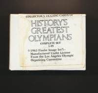 1983 Topps Olympians Set 99 Box Set  #*