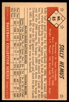 1953 Bowman Color #85 Solly Hemus Excellent+  ID: 253069