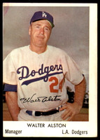 1960 Bell Brand Los Angeles Dodgers #18 Walt Alston MISCUT SP 