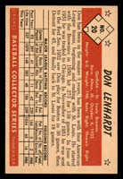 1953 Bowman Color #20 Don Lenhardt Near Mint 