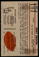 1953 Bowman #13 Jerry Groom Near Mint+ 