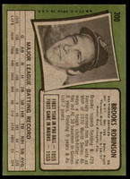 1971 Topps #300 Brooks Robinson Excellent+  ID: 258690