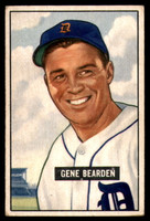1951 Bowman #284 Gene Bearden Excellent High Number  ID: 227236