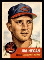 1953 Topps #80 Jim Hegan Excellent+  ID: 296793