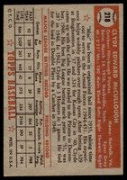 1952 Topps #218 Clyde McCullough Excellent+  ID: 250995