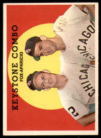 1959 Topps #408 Nellie Fox/Luis Aparicio Keystone Combo Excellent+  ID: 230826