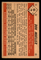 1953 Bowman Color #74 Don Mueller Excellent 