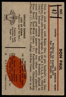 1953 Bowman #47 Don Paul VG-EX SP 