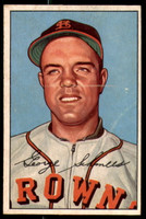 1952 Bowman #245 George Schmees Very Good RC Rookie High Number 