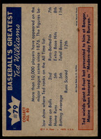 1959 Fleer Ted Williams #79 Where Ted Stands Ex-Mint 