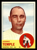 1963 Topps #576 Johnny Temple Excellent+ 