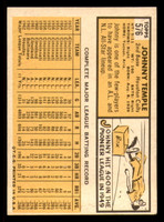 1963 Topps #576 Johnny Temple Excellent+ 