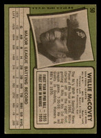 1971 Topps # 50 Willie McCovey Excellent+  ID: 292065