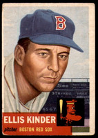 1953 Topps #44 Ellis Kinder G-VG SP 