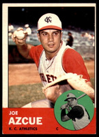1963 Topps #501 Joe Azcue Excellent+  ID: 265049