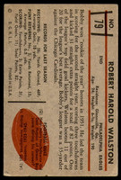 1953 Bowman #79 Bobby Walston VG-EX 