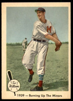 1959 Fleer Ted Williams #12 1939 - Burning Up The Minors Ex-Mint 
