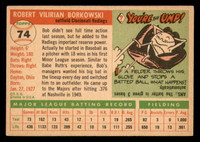 1955 Topps #74 Bob Borkowski UER Excellent+  ID: 296408