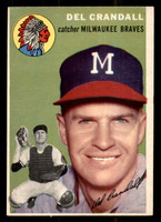 1954 Topps #12 Del Crandall Excellent+  ID: 301035