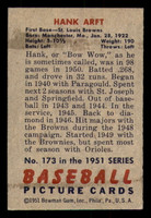 1951 Bowman #173 Hank Arft Excellent+  ID: 298278