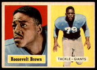 1957 Topps #11 Roosevelt Brown Excellent+ 