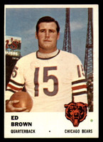 1961 Fleer #1 Ed Brown Ex-Mint 