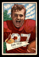 1952 Bowman Small #103 Don Paul VG-EX Small 