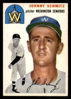 1954 Topps #33 Johnny Schmitz Ex-Mint  ID: 301065