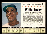 1961 Post Cereal #51 Willie Tasby Near Mint  ID: 280216