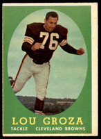 1958 Topps #52 Lou Groza Excellent+  ID: 253961