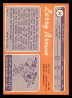 1970 Topps # 24 Larry Brown Ex-Mint RC Rookie 