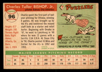 1955 Topps #96 Charlie Bishop Ex-Mint 