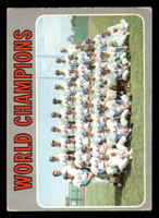 1970 Topps #   1 World Champions Mets G-VG  ID: 277120