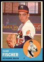 1963 Topps #554 Hank Fischer Excellent+ RC Rookie  ID: 265150