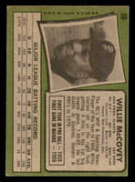 1971 Topps # 50 Willie McCovey Very Good 