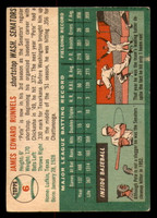 1954 Topps #6 Pete Runnels Very Good  ID: 296144