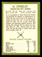 1963 Fleer #39 Al Spangler Excellent+  ID: 281604