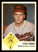 1963 Fleer #  1 Steve Barber Very Good  ID: 281488