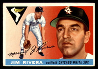 1955 Topps #58 Jim Rivera UER Very Good  ID: 296389