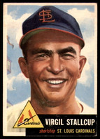1953 Topps #180 Virgil Stallcup Very Good  ID: 255203