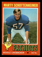 1971 Topps #   3 Marty Schottenheimer Excellent+ RC Rookie  ID: 270659