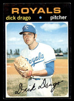 1971 Topps #752 Dick Drago Excellent+ High Number 