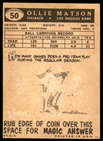 1959 Topps #50 Ollie Matson Excellent+  ID: 266114