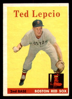 1958 Topps #29 Ted Lepcio UER Excellent+  ID: 301250