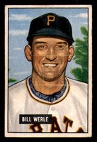 1951 Bowman #64 Bill Werle Very Good  ID: 298181